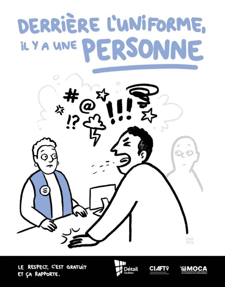 Le CIAFT, avec des partenaires, lance une campagne pour contrer le harcèlement en magasin